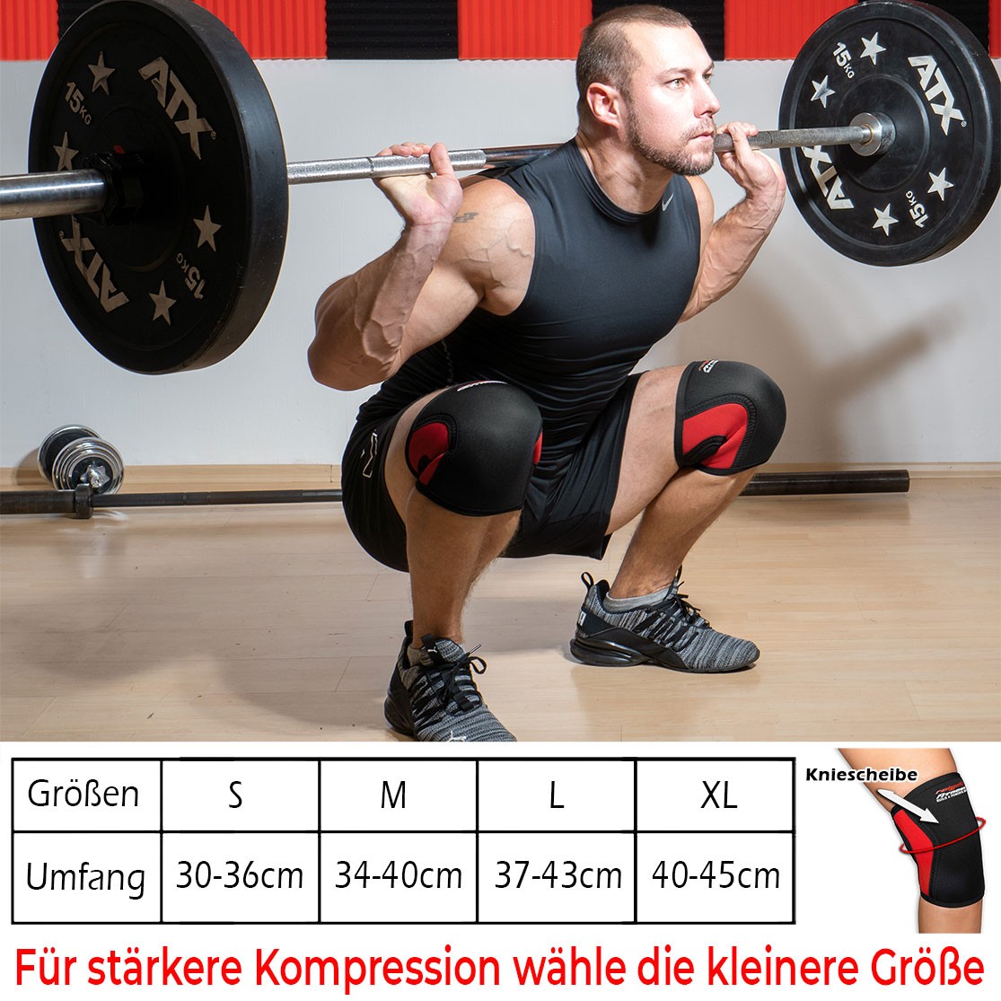 Knie Sleeves Neopren